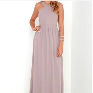 Maxi bridesmaids dress